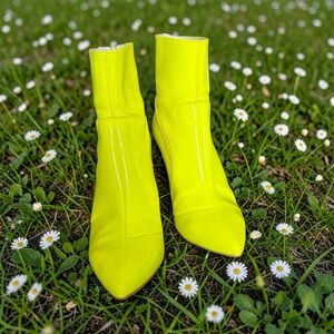 Free People Willa neon ankle boot